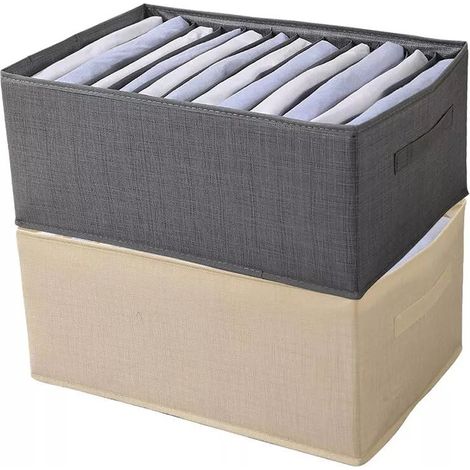 Trade Shop - ORGANIZER PLATZSPAREND FALTSCHRANK 12 FÄCHER BEHÄLTER 44X20X30CM 87405 -