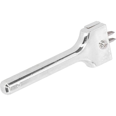 Outil de pose de boutons magnétiques, emporte-pièce à fourche réglable, outil de bricolage pour le travail du cuir, argent (1/5)