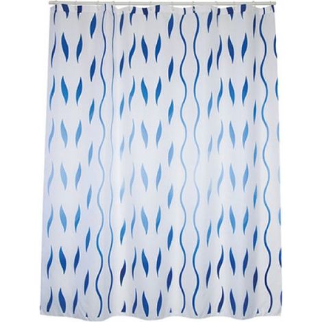 TENDA PER DOCCIA IN TESSUTO POLIESTERE SEVENTIES cm 180x200