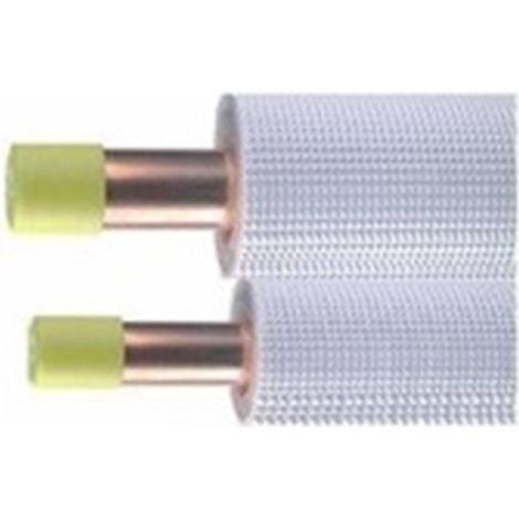 Liaisons frigorifiques double tube LAPONIA isolées M1 - Bi-tube 1/4 - 5/8" couronne de 20ml
