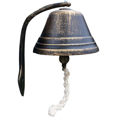 CCYKXA Retro style, elegant small bronze bell for cafes and indoor/outdoor decoration, perfect for schools and cafes.