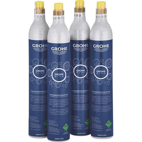 Grohe - CO2 Karbonisierungsflasche 425 g, 4 Stück 40422000