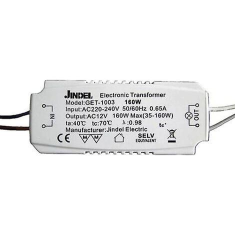 Jindel Halogentransformator, elektronischer Transformator für Niedervoltlampen, hocheffizientes wasserdichtes Netzteil, dimmbarer LED-Treiber (1/5)