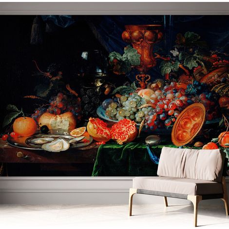 Carta da parati autoadesiva - fotomurale - decorazione parete - murale - adesivo da muro - Abbondanza di frutta 312x219 cm (1/5)