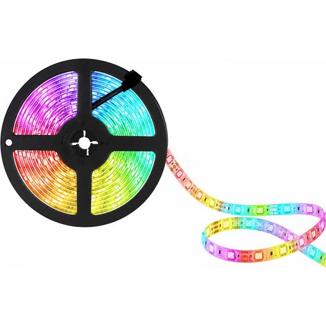 Guirlande lumineuse LED, 10 m, télécommande, Bluetooth, pour la décoration de la maison, les fêtes, le jardin et les événements.-AquaForge (1/5)