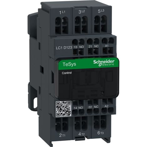 LC1D123V7 400V 5,5kW SCHNEIDER Contacteur LC1D12 - (1/2)