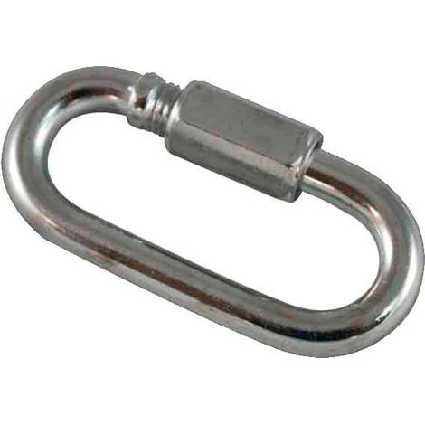 edm Mousqueton à Vis 7 mm Finition Argentée Zinc (1/4)