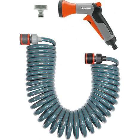 Kit Irrigazione Flessibile Grigio / Arancione Di Plastica 30 X 30 X 30 Cm - Gardena 18.424-20