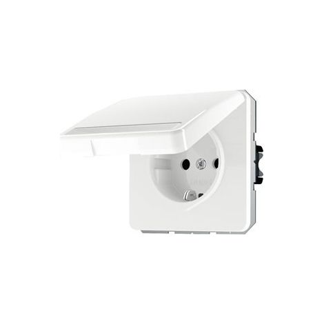 JUNG SCHUKO-STECKDOSE 16A 250V KLAPPDECKEL CD 1520 BFNAKL WW