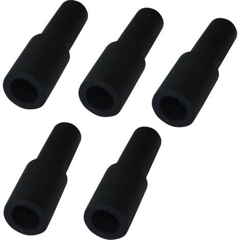 Manchons d'isolation - AERZETIX - 5X - Noir - Coaxial - Connecteur F