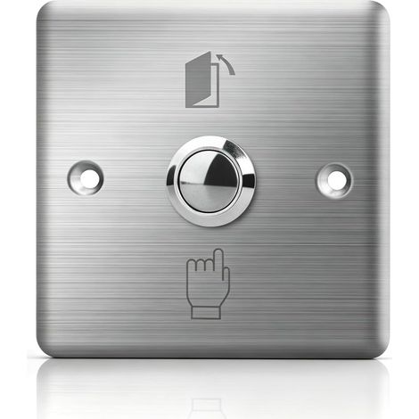 boutons de sonnette en saillie en acier inoxydable - sonnette extérieure - Étanche - Design classique - Plaque de sonnette 86 x 86 mm - interphone (1/5)