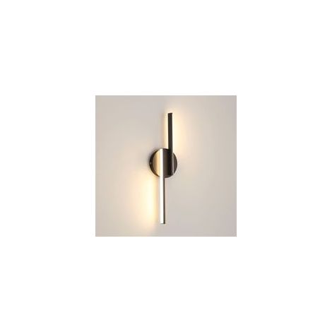 JSSEVN- Applique Murale LED Intérieur, Lampe Murale Moderne 16W, Appliques Aluminium 3000K Lumière Chaude pour Salon Couloir Salle de Bain Escalier Veilleuse (1/4)