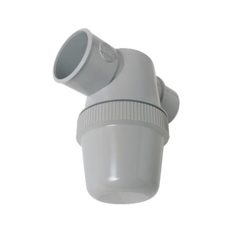 Siphon parcours Horizontal PVC 50 Nicoll -NF-  Le lot de 10