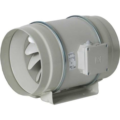 Soler Et Palau – Ventilateur élicocentrique TD-160/100 N – Silencieux pour installation en faux plafond – Débit d’air élevé – Moteur flottant sur silent-blocs