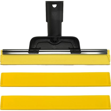 Kärcher SC1 SC2 SC3 SC4 SC5 Dampfreiniger Zubehörset: 1 gelber Fensterabzieher + 2 gelbe Silikonlippen (25 cm) (1/2)