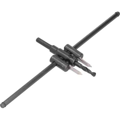 Trousse de Scies à Trous Circulaires Réglables 30-300mm pour Travaux sur Bois et Projets DIY