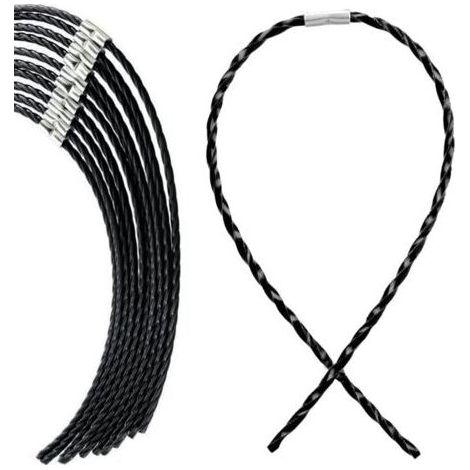 Aiperq Lot de 10 Fil Extra Résistant Bosch F016800431 pour débroussailleuse AFS 23–37 bobines de fil pour débroussailleuse AFS 23-37, 37x3,5 mm (1/4)