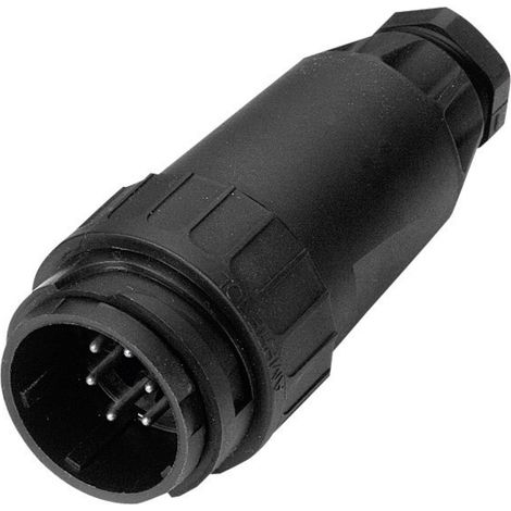 Amphenol C016 10I012 003 2 Rundstecker Stecker, gerade Gesamtpolzahl: 12 + PE Serie (Rundsteckverbin