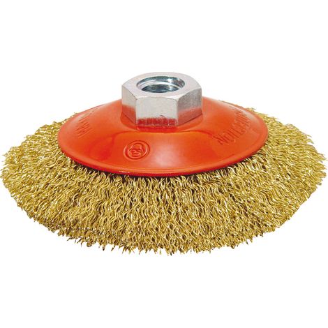 CEPILLO CONICO ACERO ONDULADO 100MM - EHLIS (1/2)