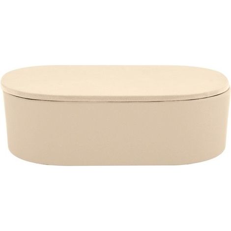 Boite à  cotons Fibres de Bambou TAKEO Sable Spirella