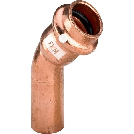 Viega Curva a S Profipress 45 Gradi, d 22mm Rame Modello 4526.1, 628376