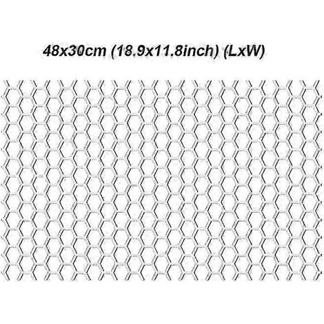 Autocollant nid d'abeille pour phares de voiture, découpe en grille creuse, protection latérale, film adhésif universel pour phares et feux arrière, autocollant de covering pour voiture (1/5)
