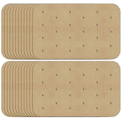 Lot de 200 feuilles de papier sulfurisé perforé pour friteuse à air chaud, compatibles avec les modèles DZ201 et DZ401 (accessoires pour friteuse à air chaud double - Japon) (1/5)