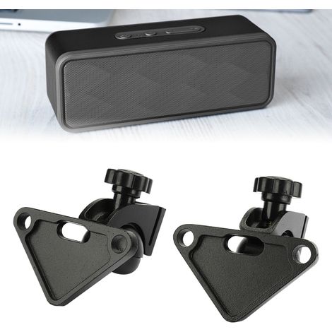 Support mural intelligent WiFi en métal noir pour enceinte SONOS PLAY:1