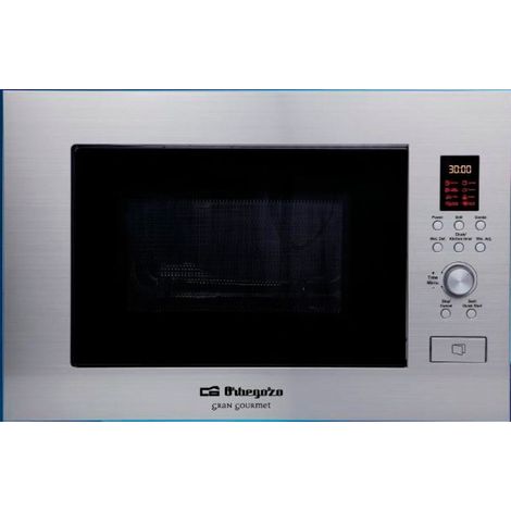 Orbegozo MIG 2330 INOX - Horno Microondas Integrable 23 Litros Con Grill Inox