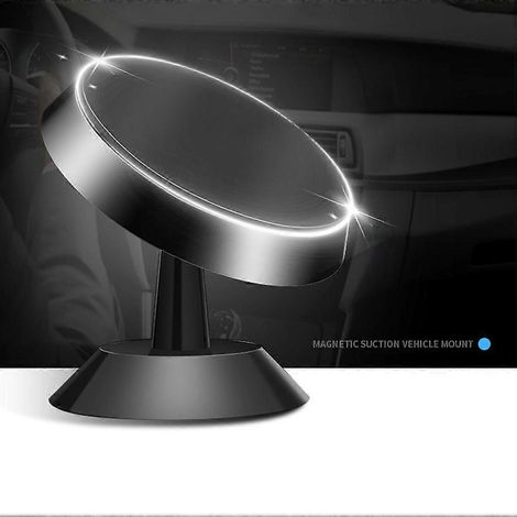 Stück Kreative 360-Grad-Magnet-Saug-Fahrzeughalterung, Autohalterung zum Aufkleben auf das Armaturenbrett (Schwarz)-Black (1/3)
