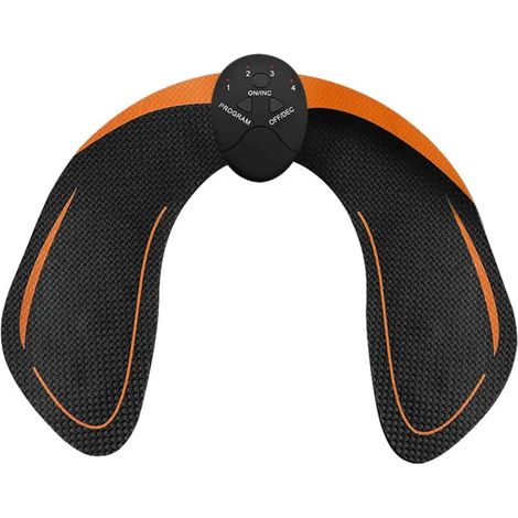 EMS muscle stimulator for hips, fitness, firming of buttocks, abs, arms and legs, for weight loss and body slimming, with electrodes in