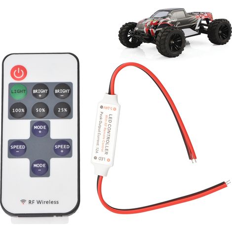 Télécommande manuelle pour voiture RC, commande d'éclairage et lampe. (1/5)
