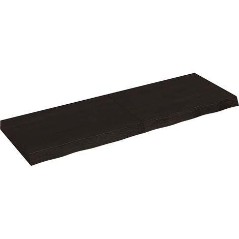 Maison Exclusive - Waschtischplatte Dunkelbraun 120x40x(2-6)cm Ma