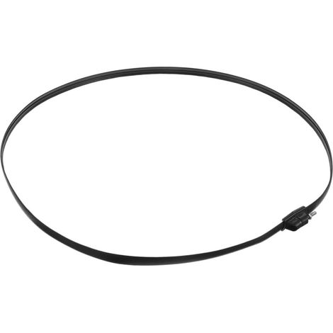 Anneau de retenue pour ventilateur - 1 pièce - ABS et métal - Fixation sécurisée grille - Pour ventilateurs sur pied ou table - Noir 45 cm (1/5)