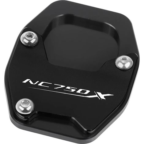 (Noir NC750x)Almohadilla de rallonge de pata de cabra CNC para motocicleta, placa de rallonge de pie laterale pour HONDA X-ADV750, XADV 750, NC750X, NC 750X, 2021, 2022, 2023 maxpower (1/4)