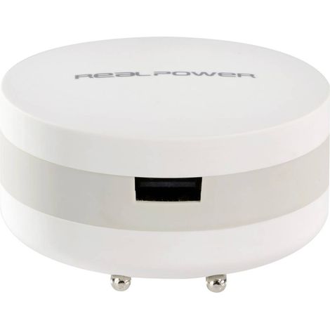 RealPower PBC-1800 Power bank 1800 mAh Li-Ion Bianco (1/5)