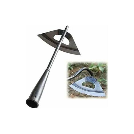 BUNTHAUS Jardin Hoe - Houe creuse tout en acier durci pour désherber à long manche, outils de désherbage de jardin, désherbage et ameublissement du sol faciles, outil de jardin houe, outils à main dur (1/5)