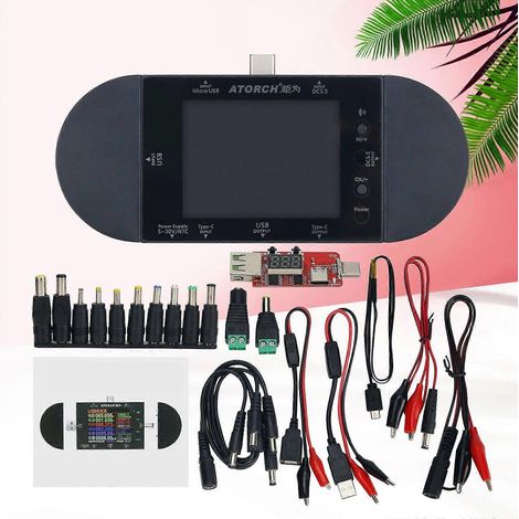 Multimètre USB, ampèremètre, voltmètre, testeur numérique, détecteur (1/5)