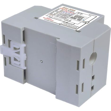D52-2066 Indicateur de consommation d'énergie Monophasé Maison Intelligente Watt-heure Compteur Type de rail électrique Multifonction Compteur de watt-heure Écran LCD AC40-300V (110-220v) Voltmètre 10 (1/3)