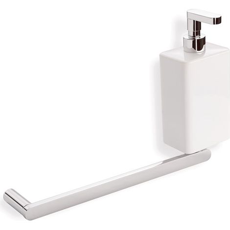 STILHAUS Living asta porta salviete con dispenser ceramica dx cromato codice prod: 000LV69D08