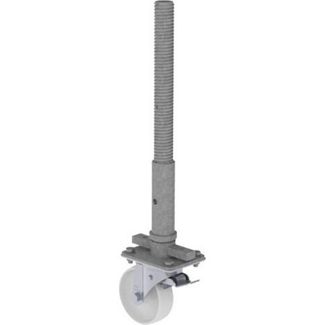 Günzburger Steigtechnik Roulette pivotante Ø 200 avec broche gris sans trace gris - 027922 (1/2)