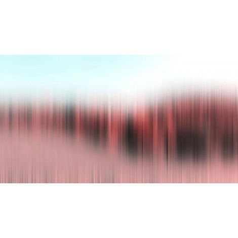 Papier peint panoramique design rouge & bleu Tapisserie panoramique moderne cuisine Papier peint panoramique abstrait pour cage d'escalier (1/3)