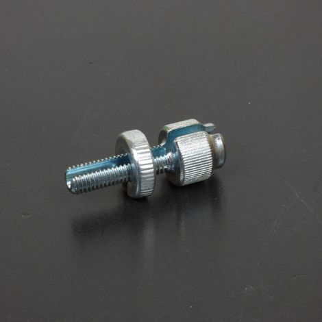 Vis creuse de poignée de frein mobylette M7x100 fendue pour gaine (1/2)