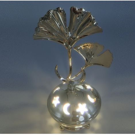 Lot de 2 bougeoirs en métal en forme de feuille, d'étoile et de lune, à double usage. (1/5)