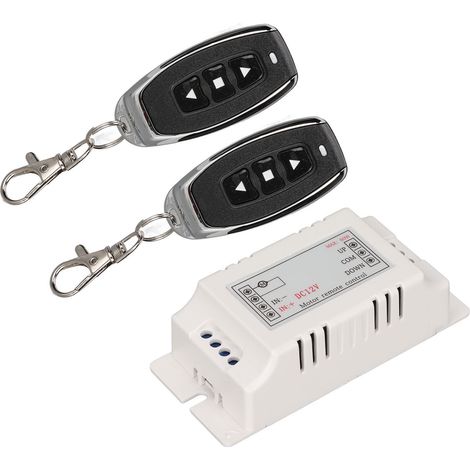 Interrupteur sans fil 433MHz, kit émetteur-récepteur universel pour portes de garage, lumière et commande à distance 12V DC (1/5)
