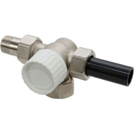 Flamco Rossweiner MB Dreiwegethermostatventiluntertleil DN15 Voreinstellung Anb. rechts M1234601