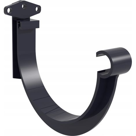 Gancio per grondaia in PVC Scala plastics G80 grafite