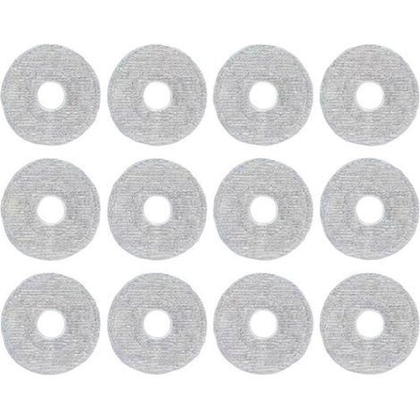 12 Reinigungstücher für Xiaomi 5 OV31GL / 5 Pro OV21GL Staubsaugerzubehör, Ersatz-Wischmopppads (1/5)