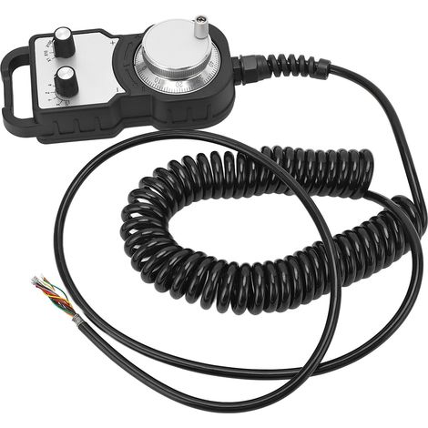 Volant CNC 100PPR 6 axes 3 vitesses, boîtier ABS résistant à l'usure, MPG pendentif pour système de commande numérique (1/5)