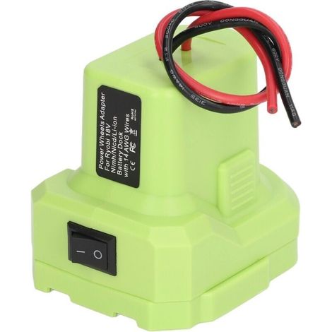 Adattatore per batteria al litio, convertitore di batteria per elettroutensili, cavo 14 AWG, per serie Ryobi 18V One+ (1/4)